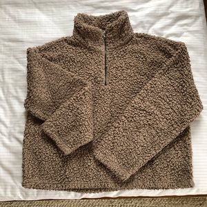 Fuzzy bear sweater